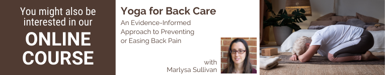 Marlysa Sullivan, Yoga U Presenter, Yoga Therapist, Evidence-influenced treatment for back pain