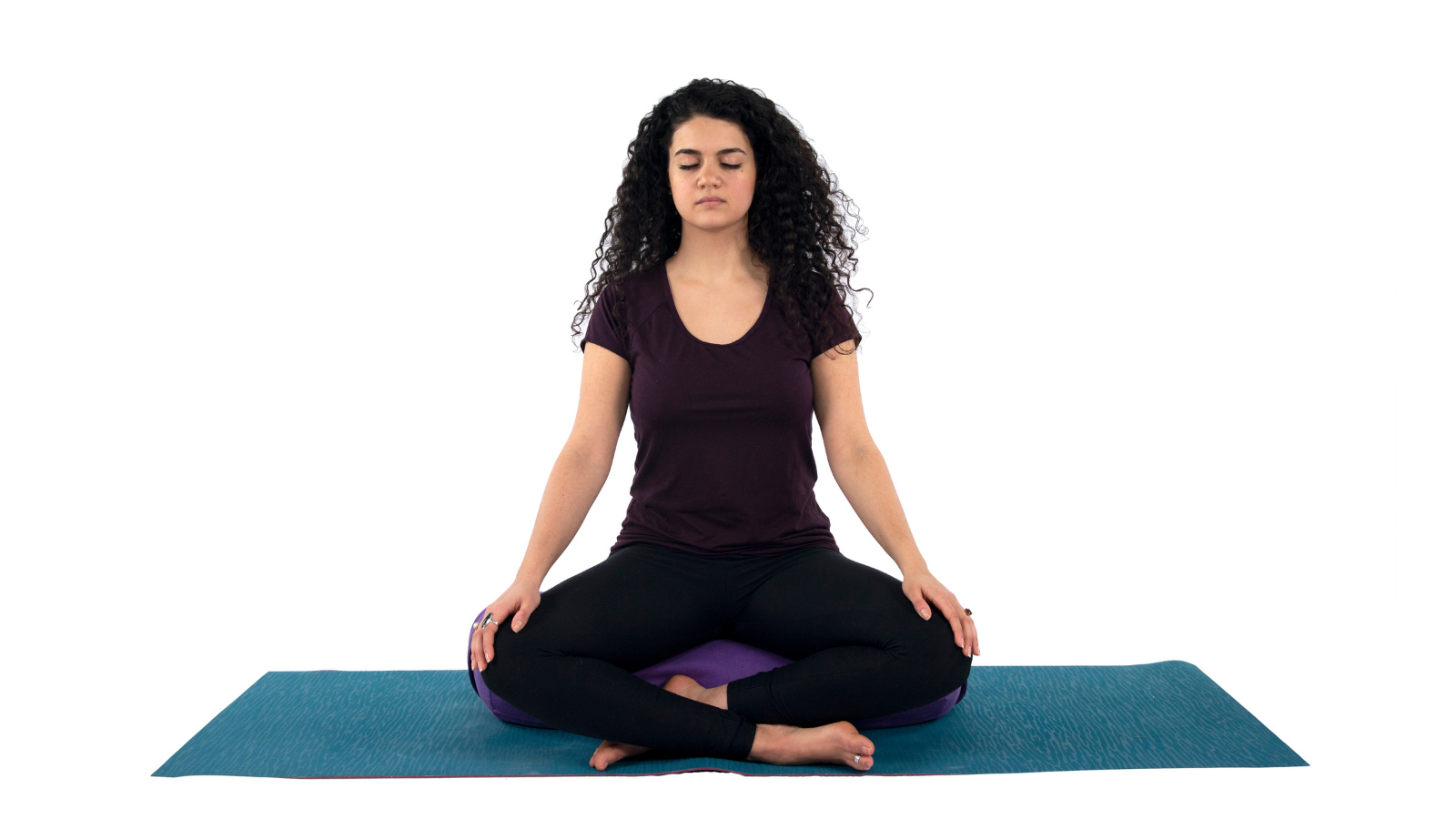 Meditation to calm mind and body is often an integral part of yoga practice for pelvic floor