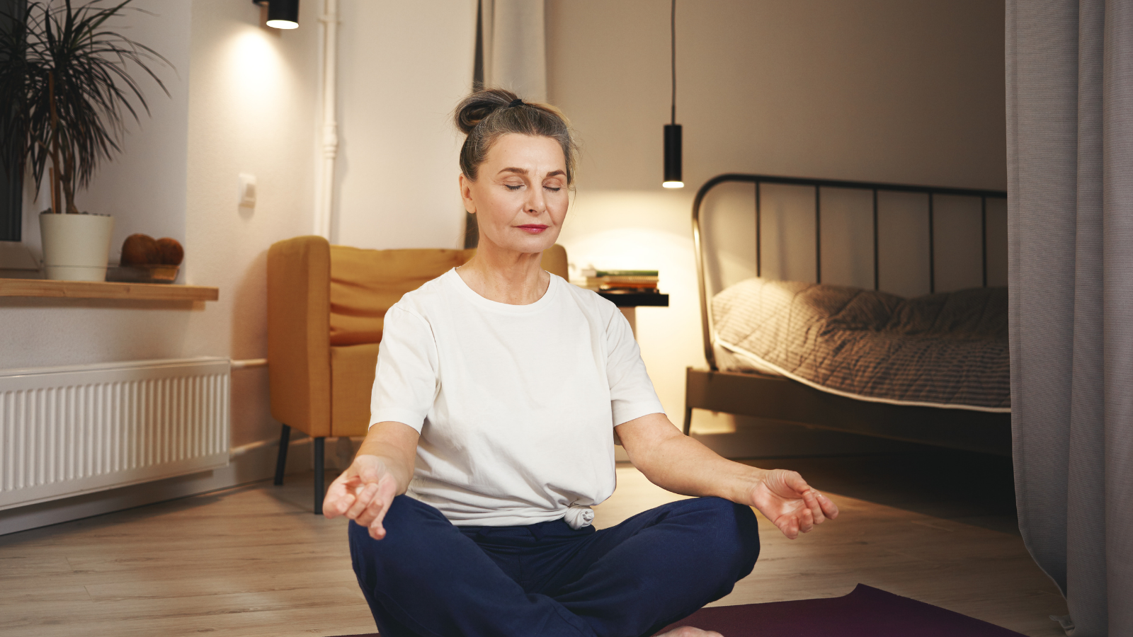 Meditation and visualization to support a healthier lifestyle and to relieve symptoms often associated with aging like arthritis